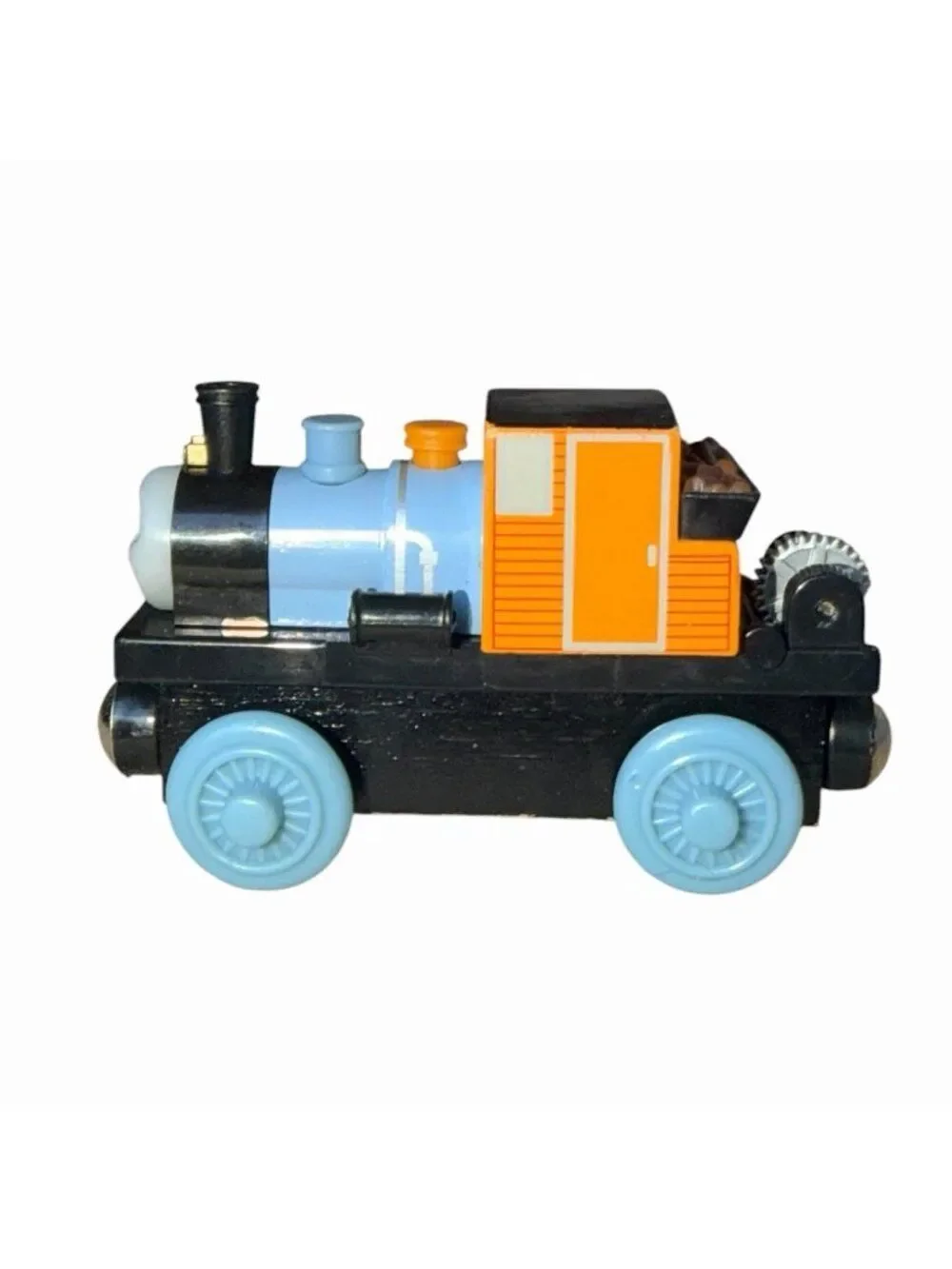 Thomas & Friends Wooden Railway BASH Train Engine Orange Magnetic Wood Toy Misty